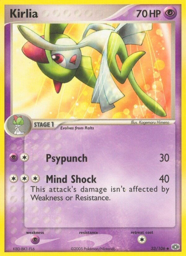 Image for Kirlia (33/106) - Pokemon