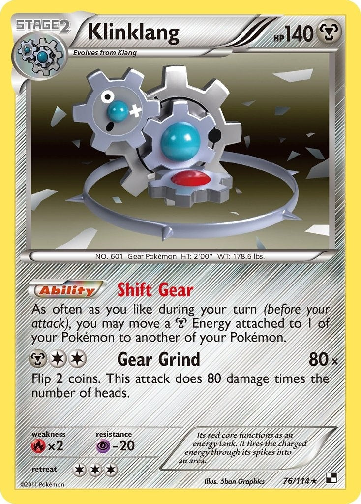 Image for Klinklang (76/114) - Pokemon