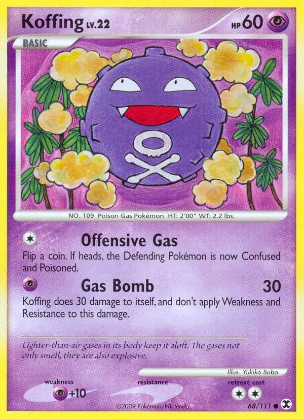 Image for Koffing (68/111) - Pokemon
