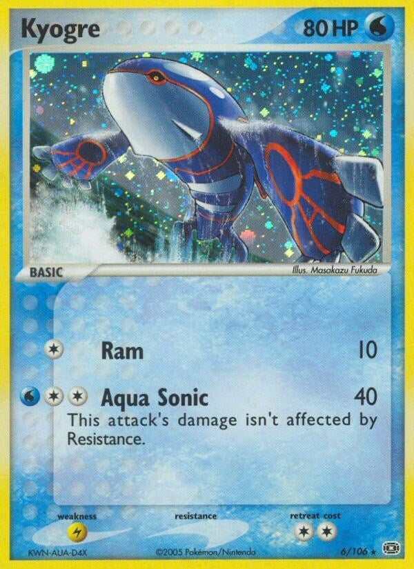Image for Kyogre (6/106) - Pokemon