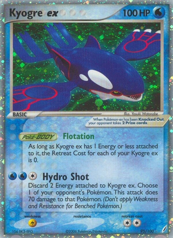 Image for Kyogre ex (95/100) - Pokemon