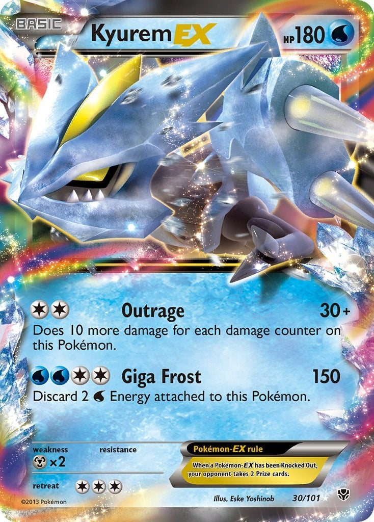 Image for Kyurem EX (30/101) - Pokemon