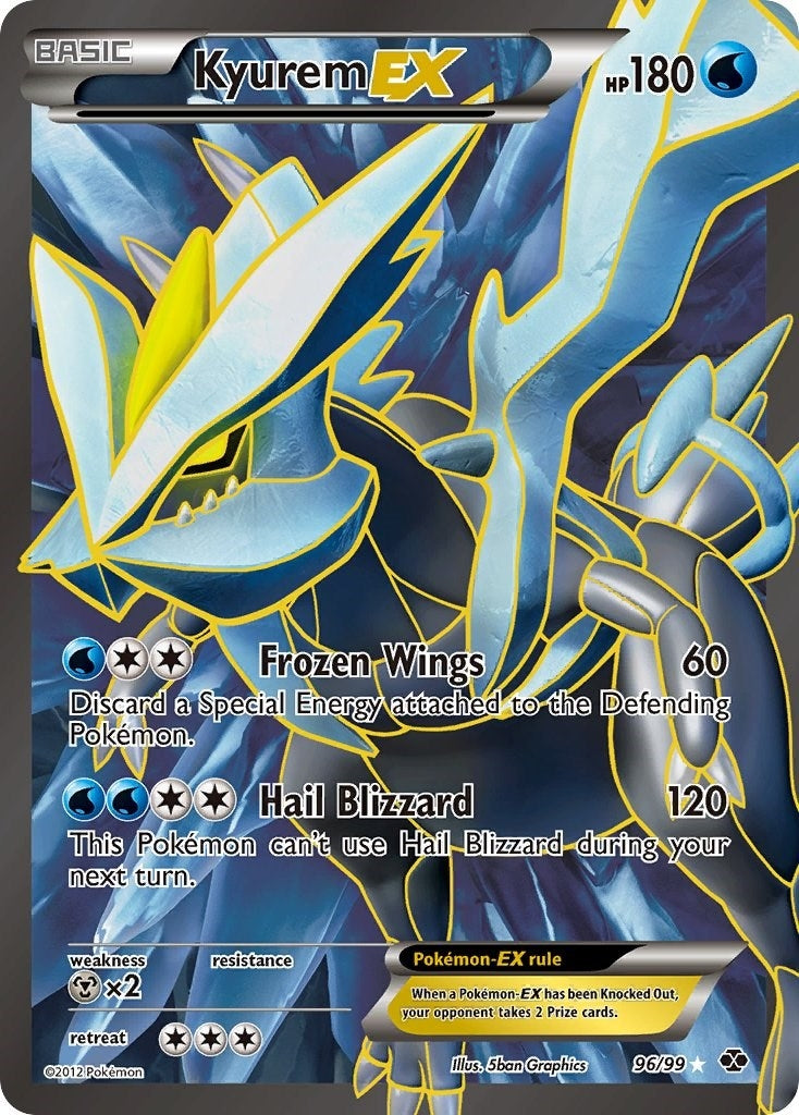 Image for Kyurem EX (96 Full Art) (96/99) - Pokemon