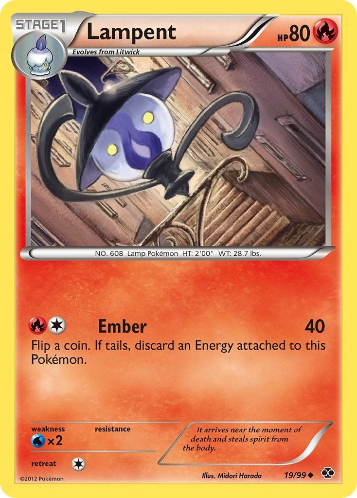 Image for Lampent (19/99) - Pokemon