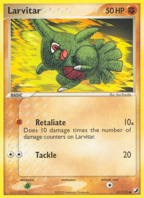Image for Larvitar (61/115) - Pokemon