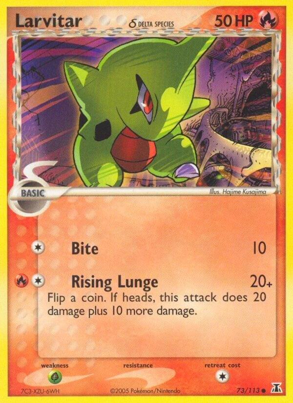 Image for Larvitar (Delta Species) (73/113) - Pokemon