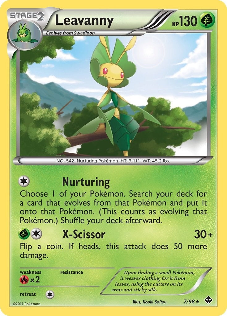Image for Leavanny (7) (7/98) - Pokemon