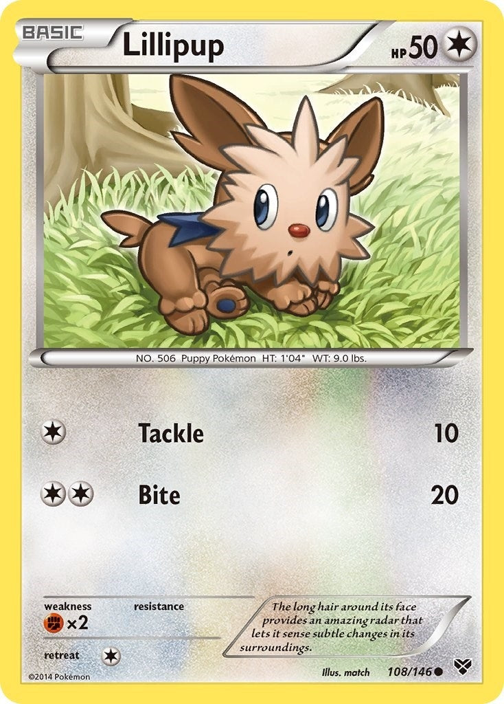 Image for Lillipup (108/146) - Pokemon