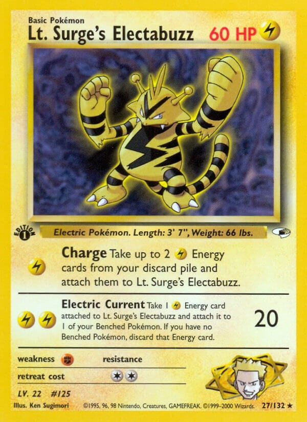 Image for Lt. Surge's Electabuzz (27) (027/132) - Pokemon
