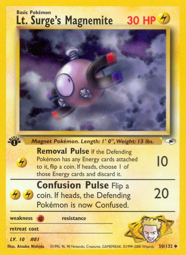 Image for Lt. Surge's Magnemite (50) (050/132) - Pokemon