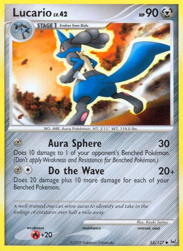 Image for Lucario (53/127) - Pokemon
