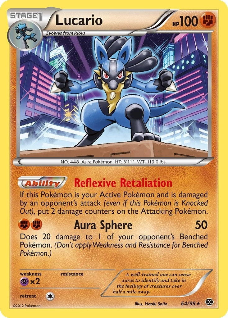 Image for Lucario (64/99) - Pokemon