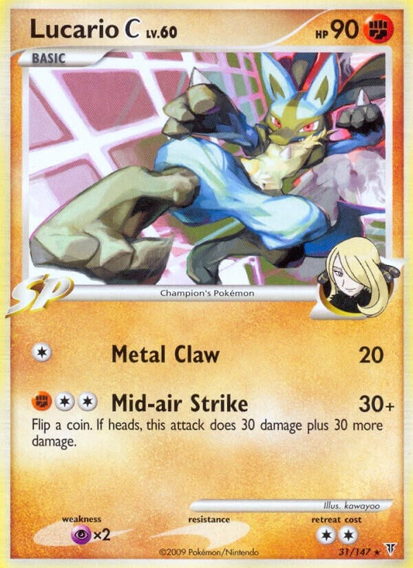 Image for Lucario C (31) - Pokemon
