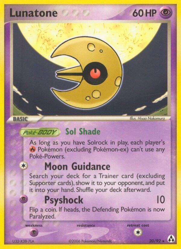 Image for Lunatone (20/92) - Pokemon