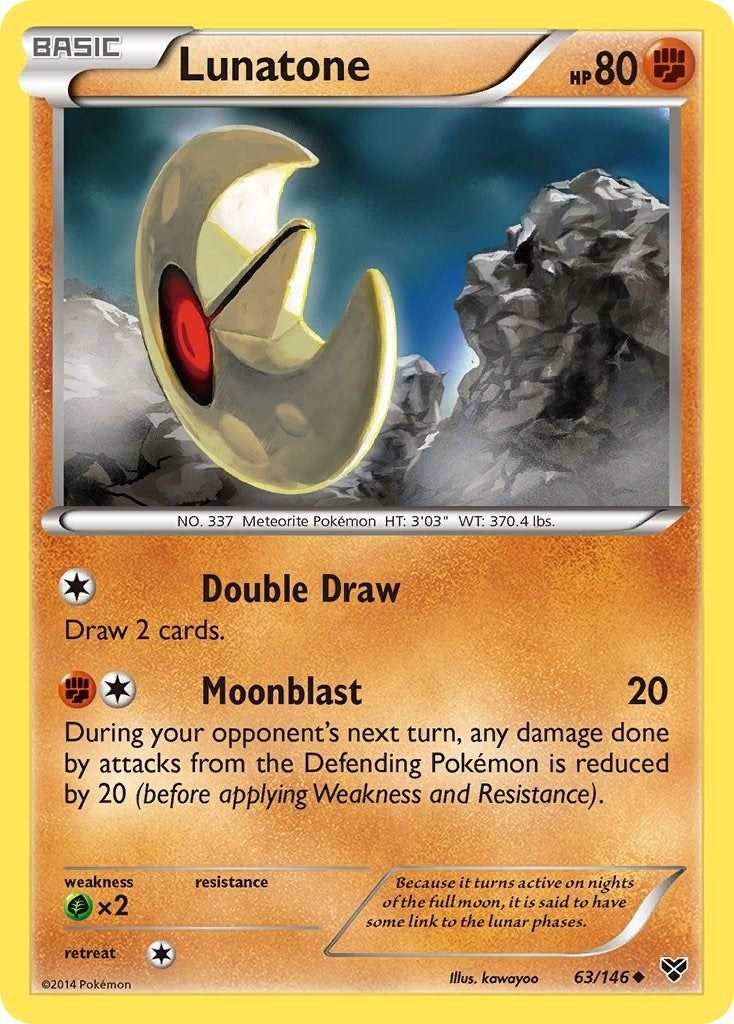 Image for Lunatone (63/146) - Pokemon