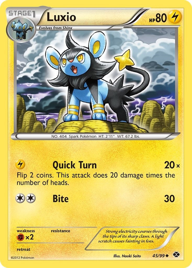 Image for Luxio (45) (45/99) - Pokemon