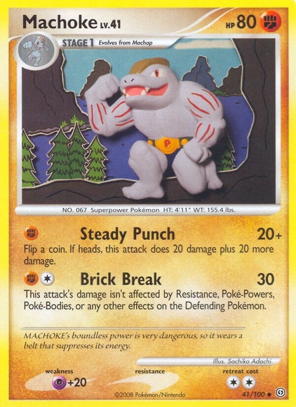 Image for Machoke (41/100) - Pokemon