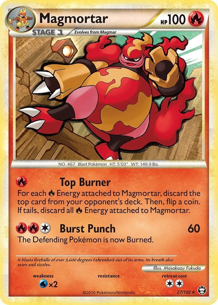 Image for Magmortar (27/102) - Pokemon