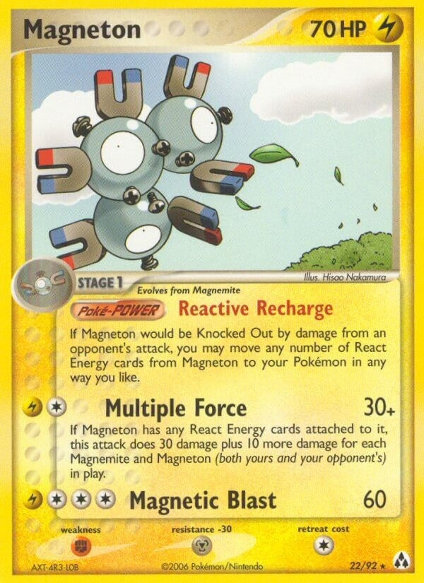 Image for Magneton (22/92) - Pokemon