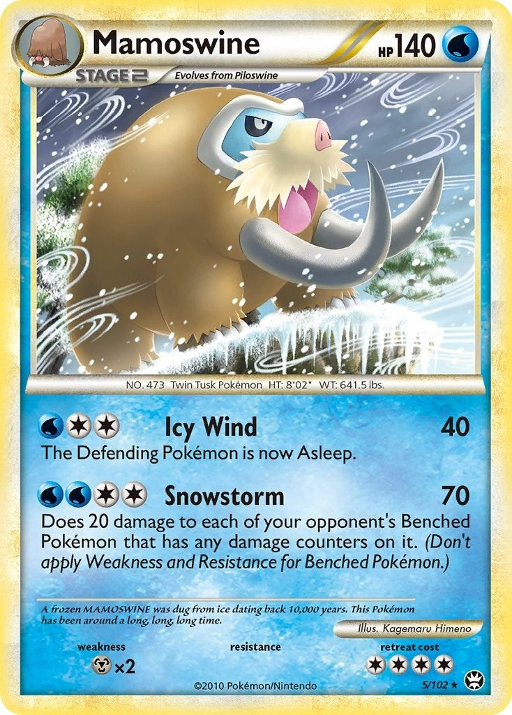 Image for Mamoswine (5/102) - Pokemon