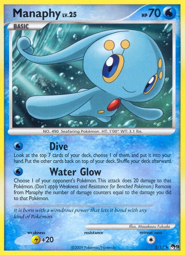 Image for Manaphy (002/017) - Pokemon