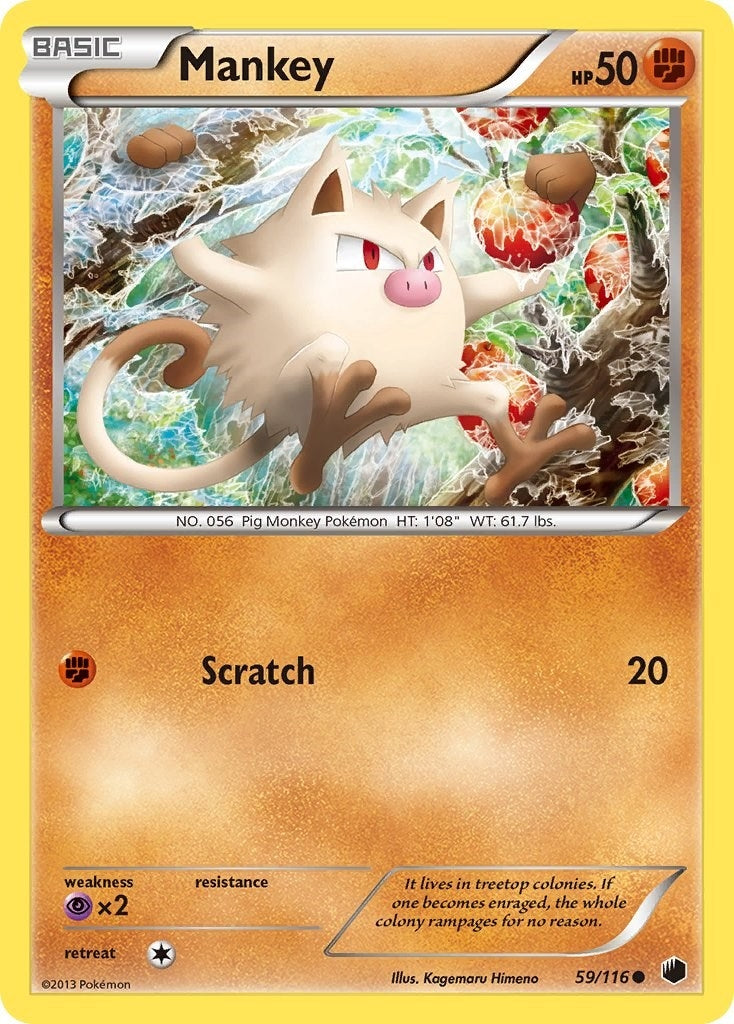 Image for Mankey (59/116) - Pokemon
