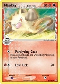 Image for Mankey (Delta Species) (70/110) - Pokemon