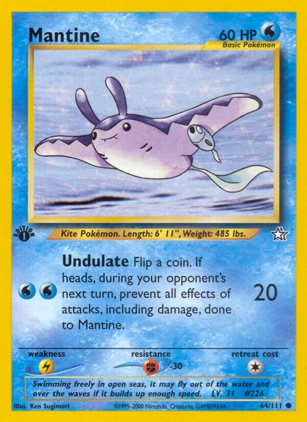 Image for Mantine (064/111) - Pokemon