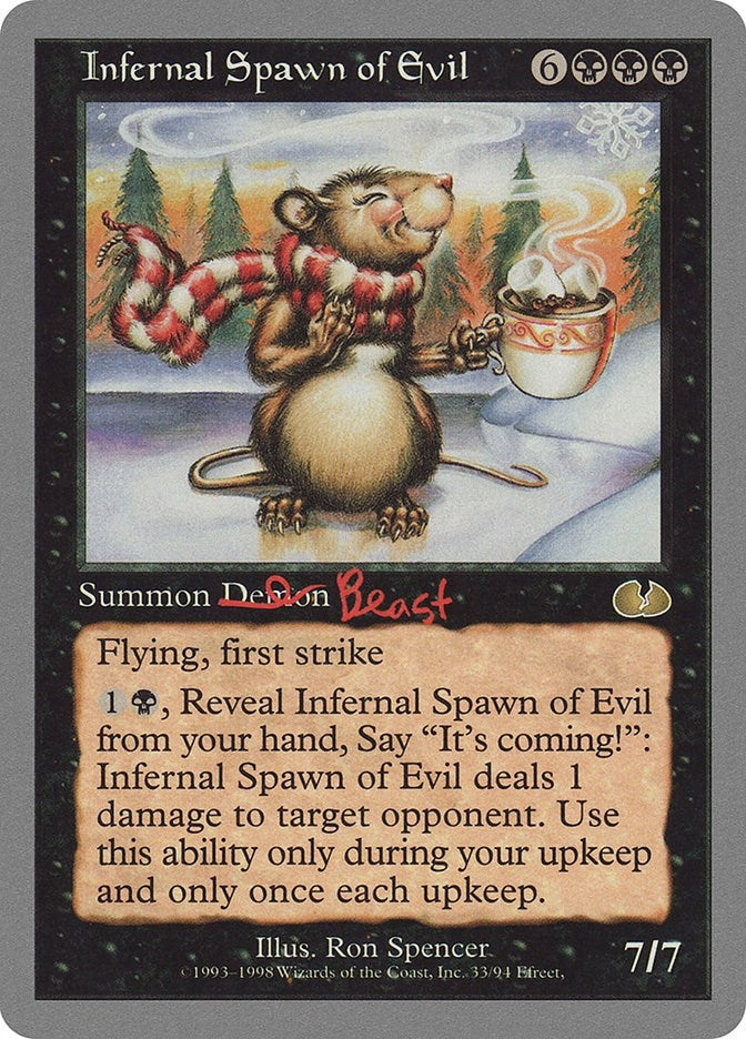 Image for Infernal Spawn of Evil (33) - Magic: The Gathering