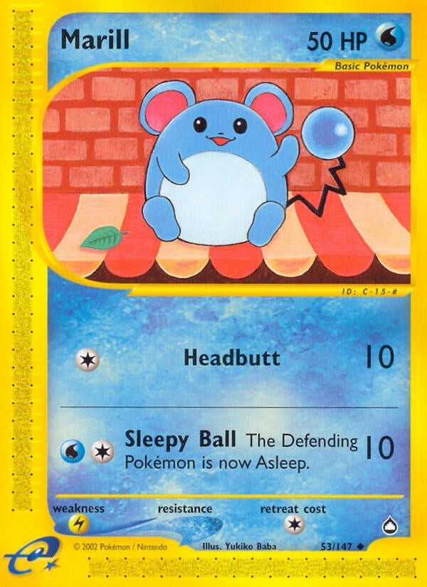 Image for Marill (053/147) - Pokemon