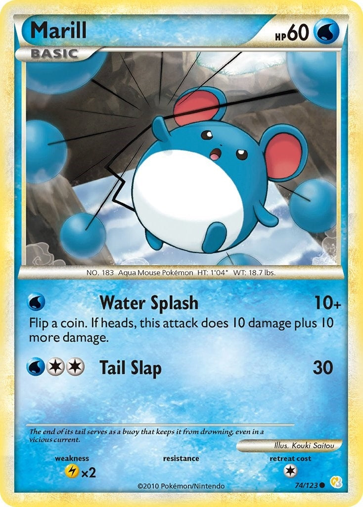 Image for Marill (74/123) - Pokemon