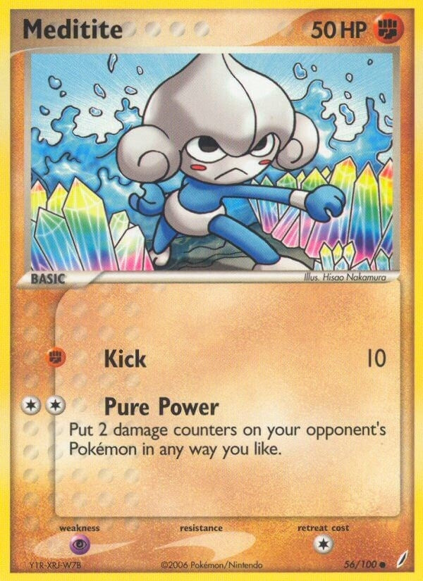Image for Meditite (56/100) - Pokemon