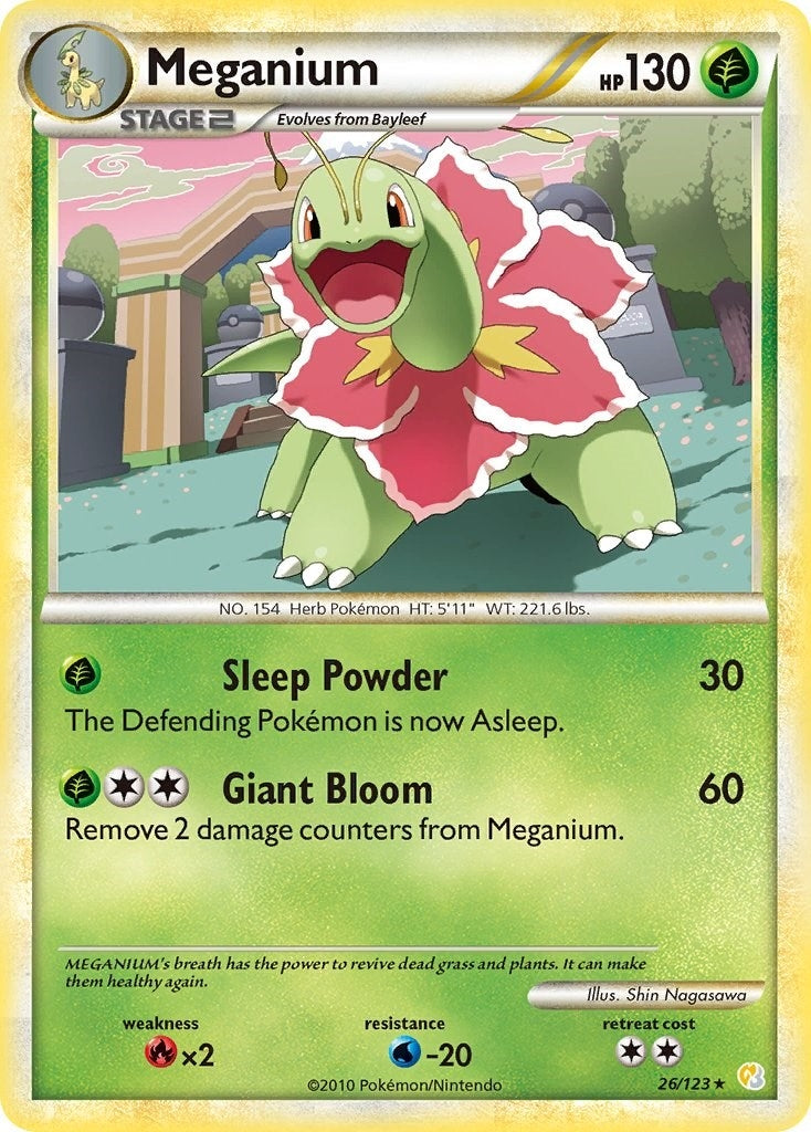 Image for Meganium (26/123) - Pokemon