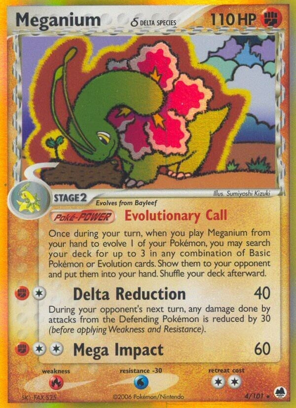 Image for Meganium (Delta Species) (4/101) - Pokemon