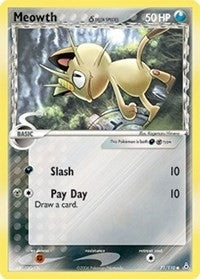 Image for Meowth (Delta Species) (71/110) - Pokemon