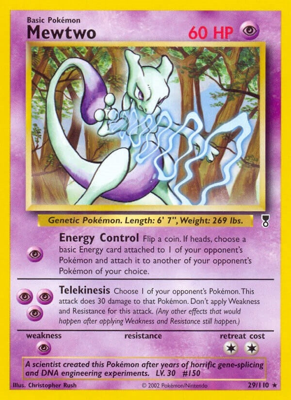 Image for Mewtwo (029/110) - Pokemon