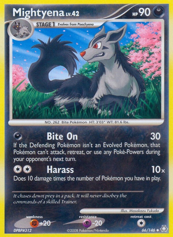 Image for Mightyena (66/146) - Pokemon