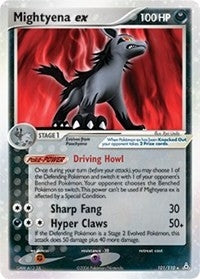 Image for Mightyena ex (101/110) - Pokemon
