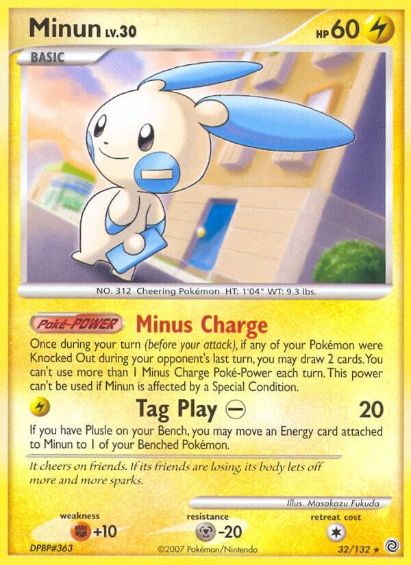 Image for Minun (32/132) - Pokemon