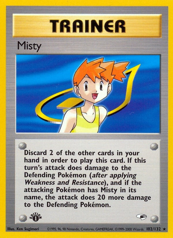 Image for Misty (102) (102/132) - Pokemon