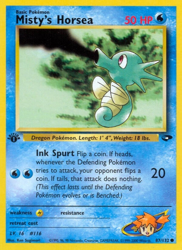 Image for Misty's Horsea (087/132) - Pokemon