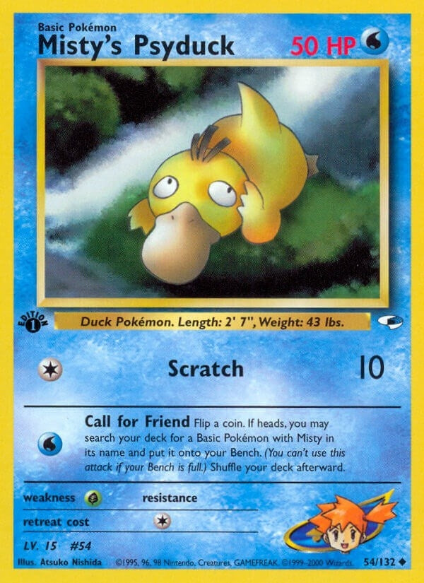 Image for Misty's Psyduck (054/132) - Pokemon