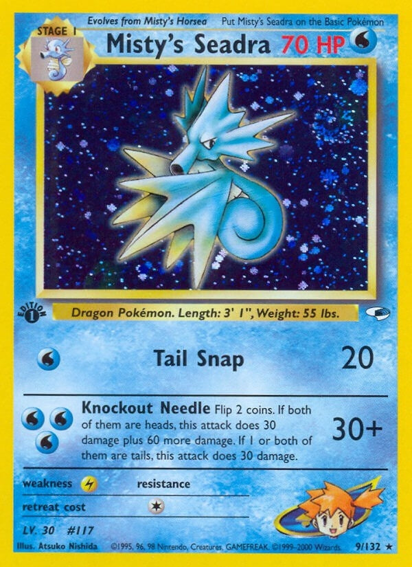 Image for Misty's Seadra (009/132) - Pokemon
