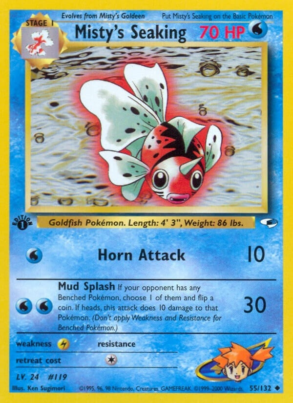 Image for Misty's Seaking (055/132) - Pokemon