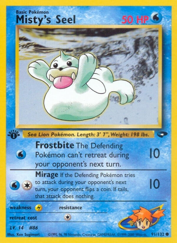 Image for Misty's Seel (091/132) - Pokemon