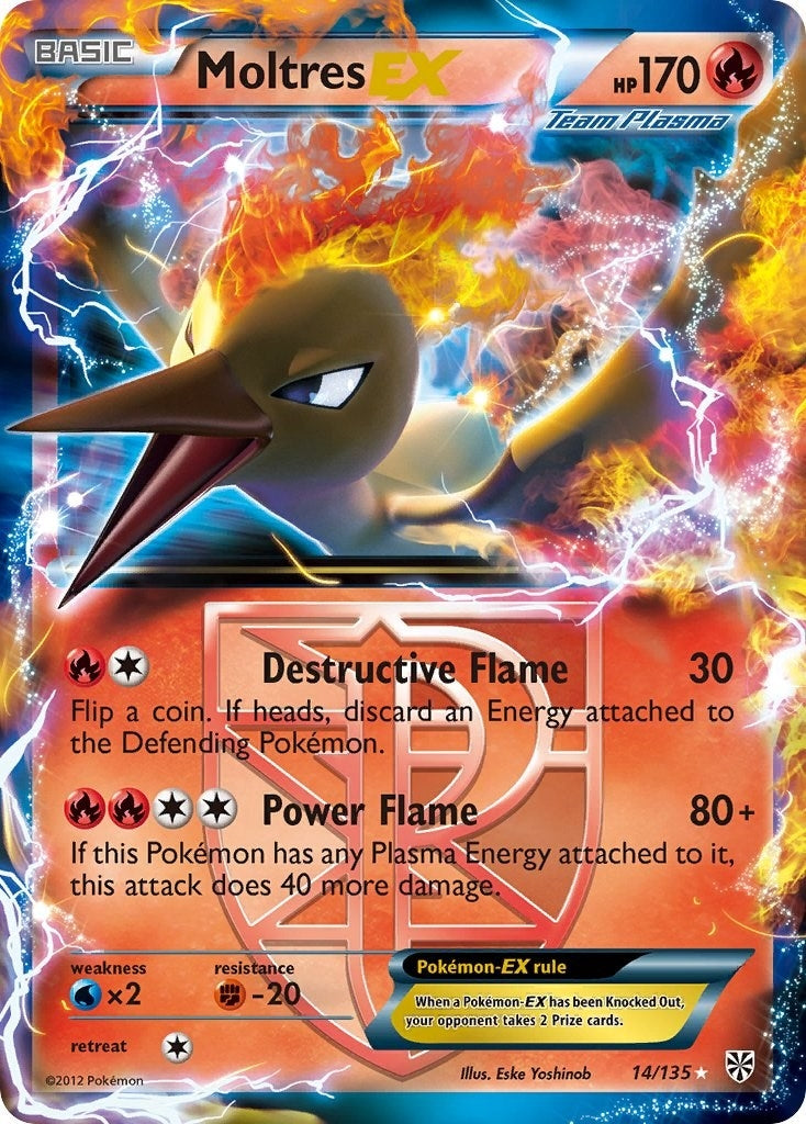 Image for Moltres EX (Team Plasma) (14/135) - Pokemon