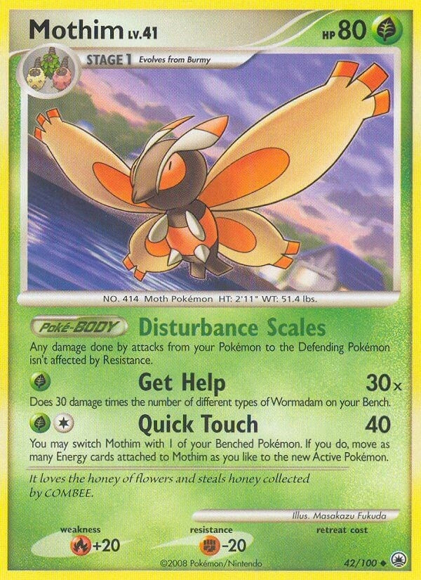 Image for Mothim (42/100) - Pokemon