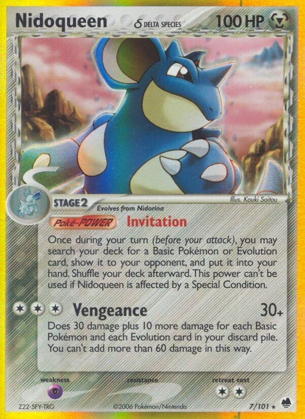 Image for Nidoqueen (Delta Species) (7/101) - Pokemon