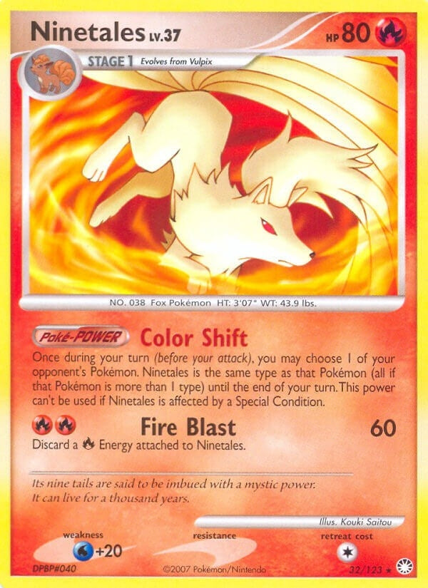 Image for Ninetales (32/123) - Pokemon