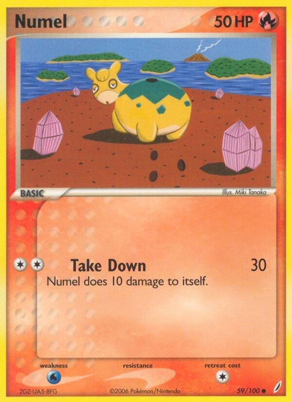 Image for Numel (59/100) - Pokemon
